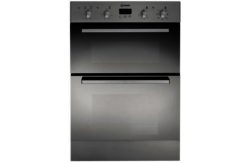 Indesit FIMD23 Double Electric Fan Oven - Stainless Steel